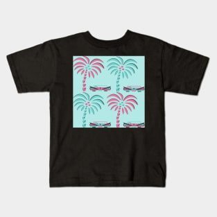 Atomic Cafe MidCentury Palms Kids T-Shirt